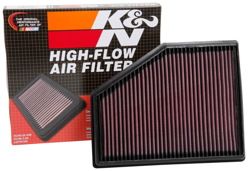K&N 15-18 BMW 740I L4-3.0L F/I Replacement Drop In Air Filter - 33-3079