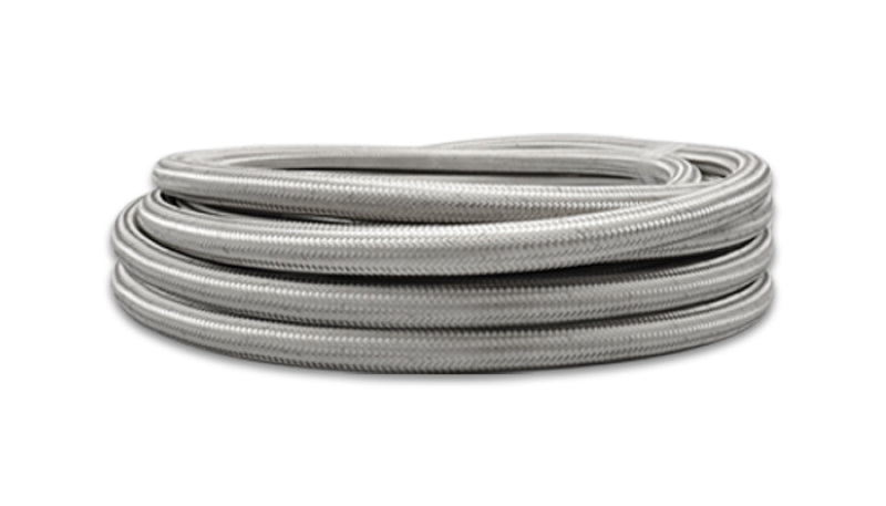 Vibrant -10 AN SS Braided Flex Hose (5 foot roll) - 11940