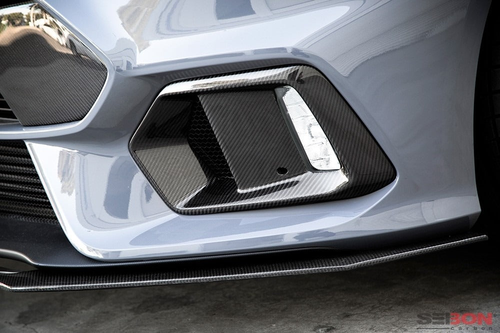 Seibon Carbon Fiber Fog Light Surround Focus RS