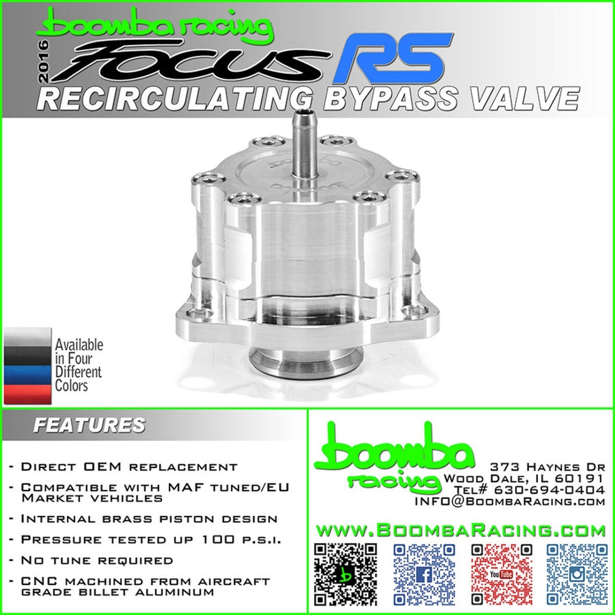 Clearance - Boombaracing FOCUS RS BYPASS VALVE