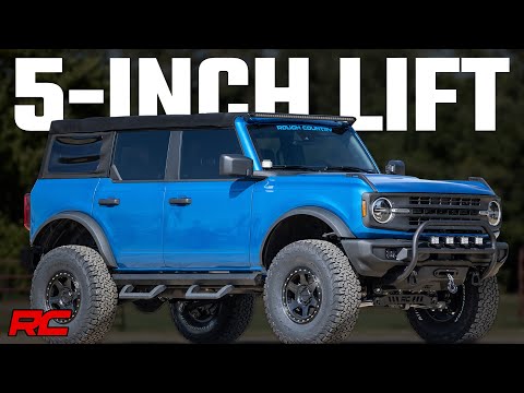 Rough Country - Oval Nerf Steps | Black | Ford Bronco Sport 4WD (2021-2023)