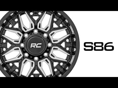 Rough Country - 86 Series Wheel | One-Piece | Gloss Black | 20x10 | 6x5.5 | -25mm