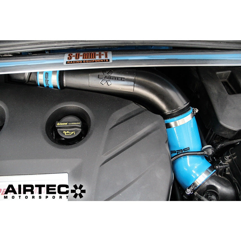 Airtec Pro Hoses 2 piece Induciton Hose Kit Focus RS MK3 - Nitrous Blue