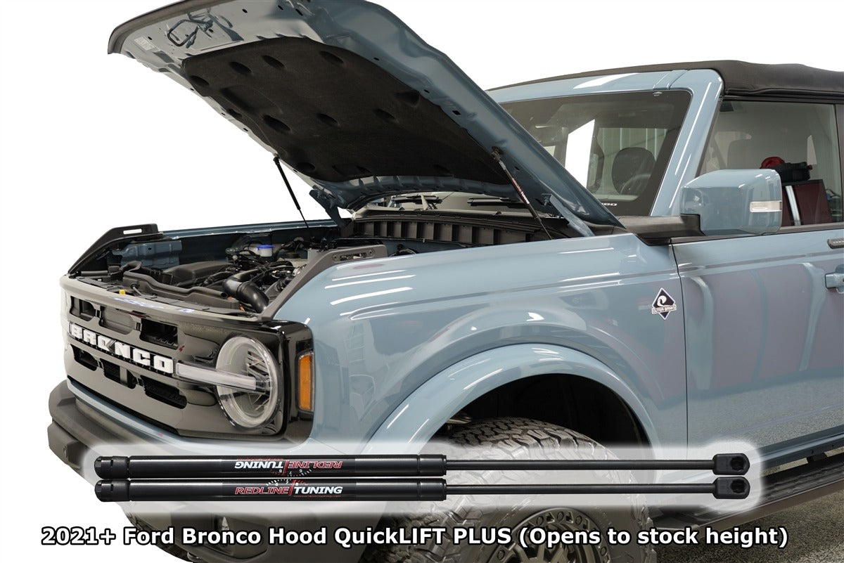 Redline Tuning 2021+ Ford Bronco Hood QuickLIFT PLUS