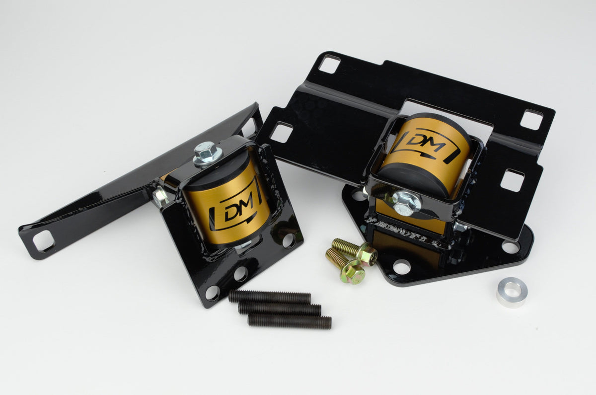 Damond Motorsports-Focus ST/RS Side Motor Mount Combo-Gold-Black-Race at Damond Motorsports