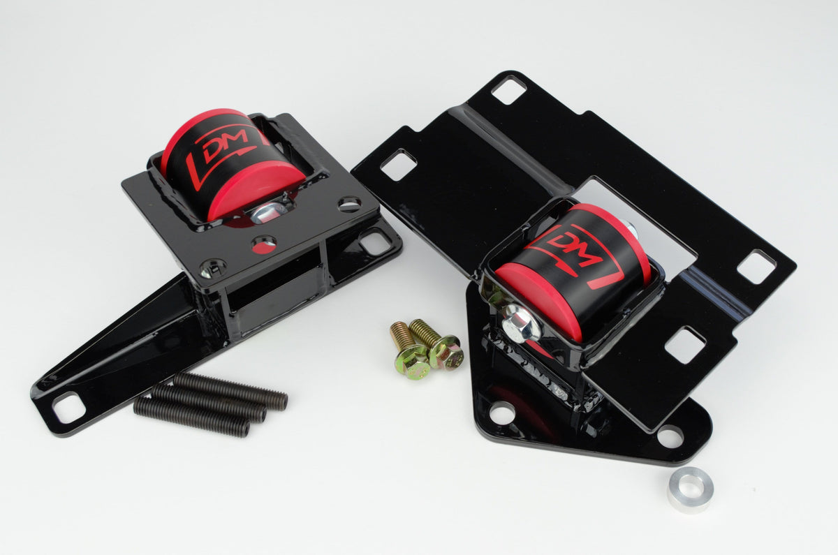 Damond Motorsports-Focus ST/RS Side Motor Mount Combo-Black-Red-Race at Damond Motorsports