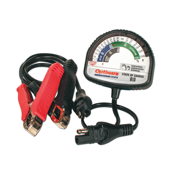 OptiMate TS-127 Battery Tester by Optimate - front view