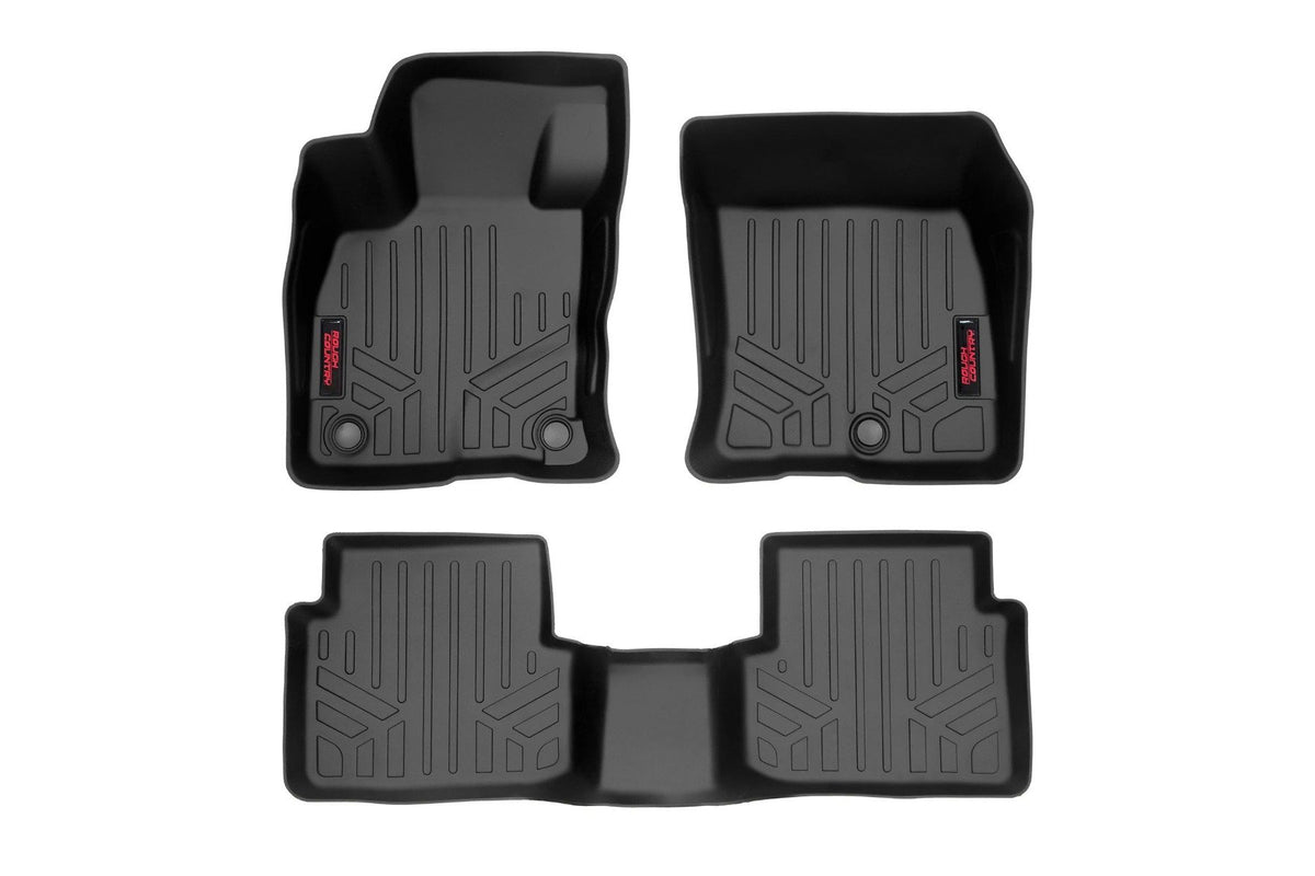 Rough Country - Floor Mats | FR &amp; RR | Ford Bronco Sport 4WD (2021-2023)