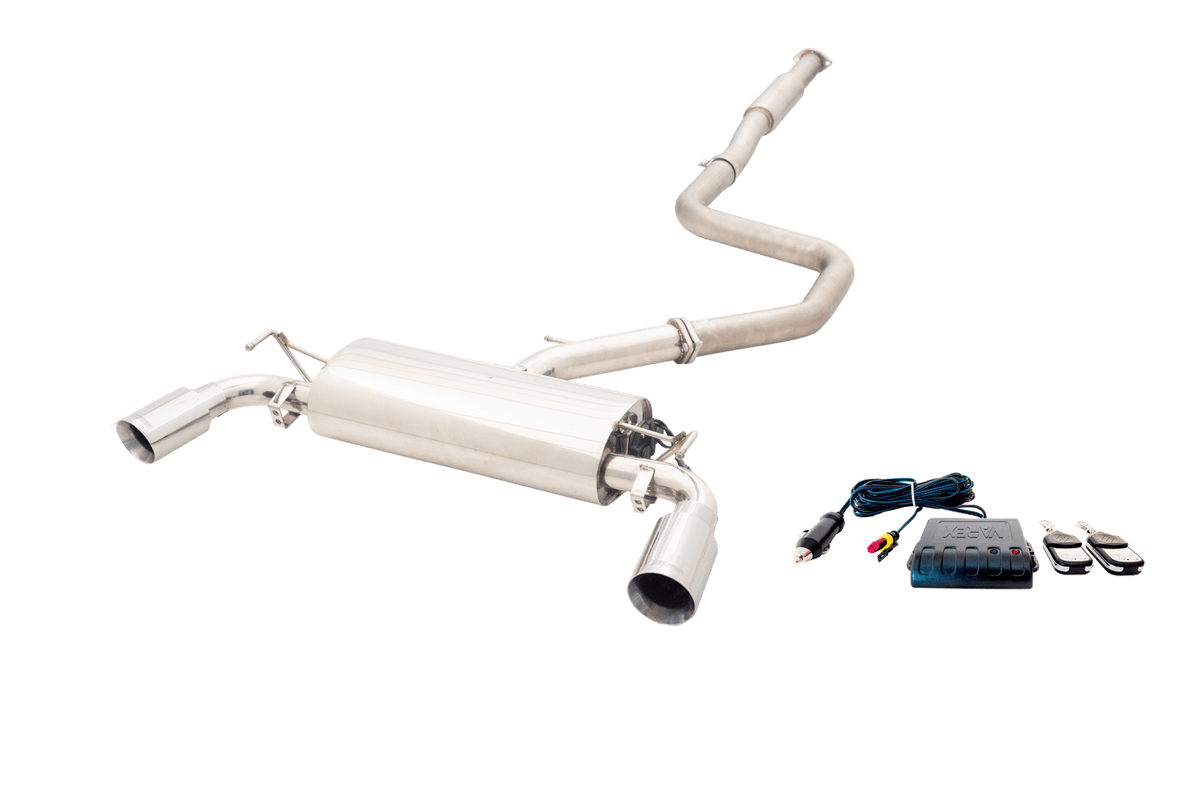 Xforce - 2019+ Hyundai Veloster N 3&quot; Stainless Cat-Back System With VAREX Mufflers And Smart Box Kit